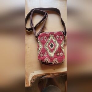 Woven crossbody bag